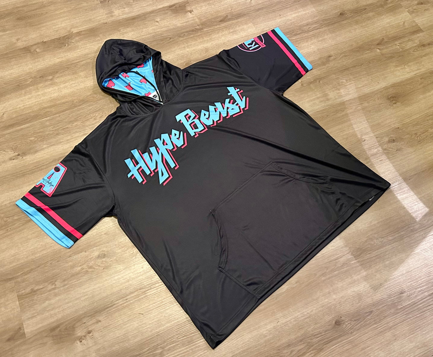 Hype Beast Short sleeve hoodie/jersey